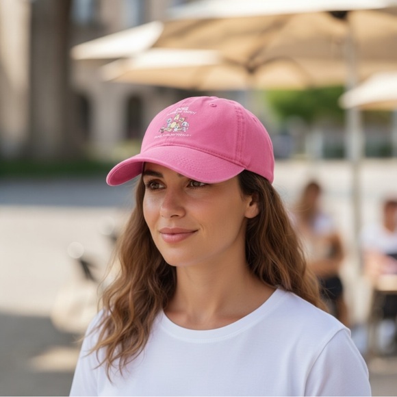 Women’s Pink Dog Hat w/saying - Picture 3 of 5